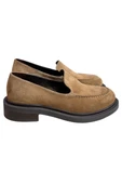 Kahve Hakiki Deri Süet Loafer thumbnail 3