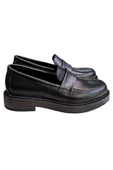 Siyah Hakiki Deri Loafer thumbnail 1
