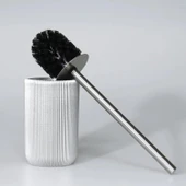 By Selim Lydia Gümüş 5 Parça Polyester Banyo Seti thumbnail 4