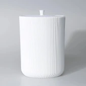 By Selim Lydia Beyaz 5 Parça Polyester Banyo Seti thumbnail 7