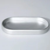By Selim Natural Gümüş 5 Parça Polyester Banyo Seti thumbnail 2