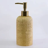 By Selim Natural Altın 5 Parça Polyester Banyo Seti thumbnail 4