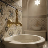 Osmanlı Musluk 1/2 (lüx , Sarı) thumbnail 2