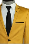 Single Button Collar Garni Tippet Yellow Jacket-Wessi thumbnail 2