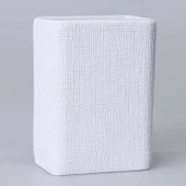 By Selim Linen Beyaz 5 Parça Polyester Banyo Seti thumbnail 7
