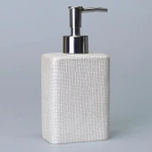 By Selim Linen İnci 5 Parça Polyester Banyo Seti thumbnail 6