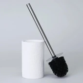 By Selim Linen Beyaz 5 Parça Polyester Banyo Seti thumbnail 5