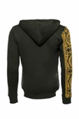 Yeşil Kapşonlu Baskılı Sweatshirt - Wessi thumbnail 6