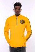 Sarı Fermuarlı Baskılı Sweatshirt - Wessi thumbnail 6