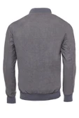 Gri Cepli Süet Bomber Mont - Wessi thumbnail 2