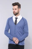 Mavi Pamuk Hırka- Wessi thumbnail 5