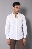 Modelli Slimfit Krem Gömlek - Wessi thumbnail 3