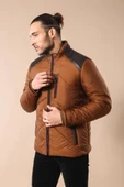 Şişme Kapitone Taba Mont - Wessi thumbnail 5