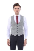 Ekose Ceket Yelek Set - Wessi thumbnail 2