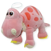 Sevimli Peluş Dinazor Turko Dino 35 cm - Pembe thumbnail 5
