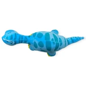 Sevimli Peluş Dinazor Turko Dino 35 cm - Mavi thumbnail 4