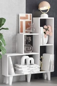 Decormet Nisa Kitaplık Beyaz thumbnail 6