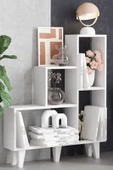 Decormet Nisa Kitaplık Beyaz thumbnail 2