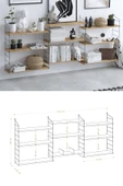 Decormet Laba Raf Kitaplık Dec0014 thumbnail 2