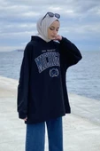 Mıchıgan Baskılı Kapüşonlu Sweatshirt thumbnail 3