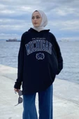 Mıchıgan Baskılı Kapüşonlu Sweatshirt thumbnail 2