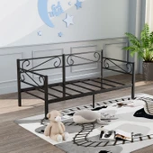 Luna Daybed 100X200 cm Siyah Renk thumbnail 3