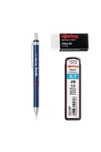 Rotring Okul Seti Tikky Retro 0.7+Min Silgi Hediyeli Mavi thumbnail 2