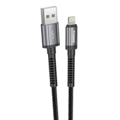 Foneng X83 USB-A to Lightning Örgü 1m Data ve Şarj Kablosu thumbnail 1