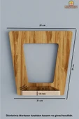 Ahşap Dekoratif Duvar Rafı ( MTS-223 ) thumbnail 5