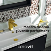 Lavabo Sifon Başlığı Pop-up Taşmasız Altın thumbnail 3