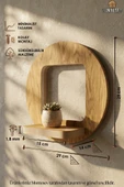 Ahşap Dekoratif Duvar Rafı 3 lü Set ( MTS-196 ) thumbnail 7