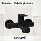 Sharp Banyo Armatürü Mat Siyah thumbnail 3