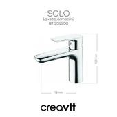 Solo Lavabo Armatürü Krom thumbnail 2