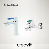 Creavit Stilo Banyo Armatürü Krom thumbnail 3