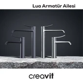 Lua Uzun Lavabo Armatürü Krom thumbnail 3