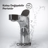 Infinity Lavabo Armatürü Krom thumbnail 4
