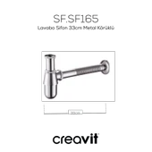 Lavabo Sifon 33cm Metal Körüklü thumbnail 2
