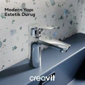 Solo Lavabo Armatürü Krom thumbnail 3