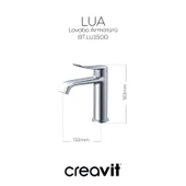 Lua Şelale Lavabo Armatürü Krom thumbnail 2