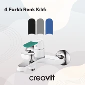 Creavit Stilo Banyo Armatürü Krom thumbnail 4