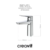 Creavit Bevel BV1500 Lavabo Bataryası thumbnail 2