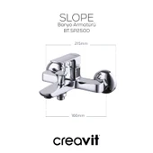Slope banyo Armatürü Krom thumbnail 2
