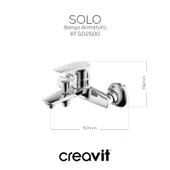 Solo Banyo Armatürü Krom thumbnail 2