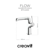 Flow Lavabo Armatürü Krom thumbnail 2
