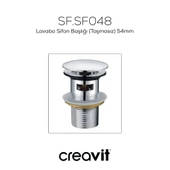 Lavabo Sifon Başlığı (Taşmasız) 54mm thumbnail 2