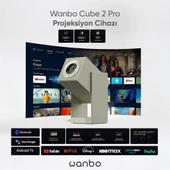 Wanbo Cube 2 Pro Projeksiyon Cihazı - Yeşil thumbnail 1
