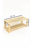 DEKORELA ÇOK AMAÇLI AHŞAP BENCH thumbnail 3