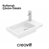 Elmas Lavabo 45 cm Beyaz thumbnail 2