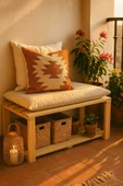 DEKORELA ÇOK AMAÇLI AHŞAP BENCH SMALL thumbnail 8