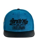 Fujin BTW Leather Visor Şapka Indigo thumbnail 3